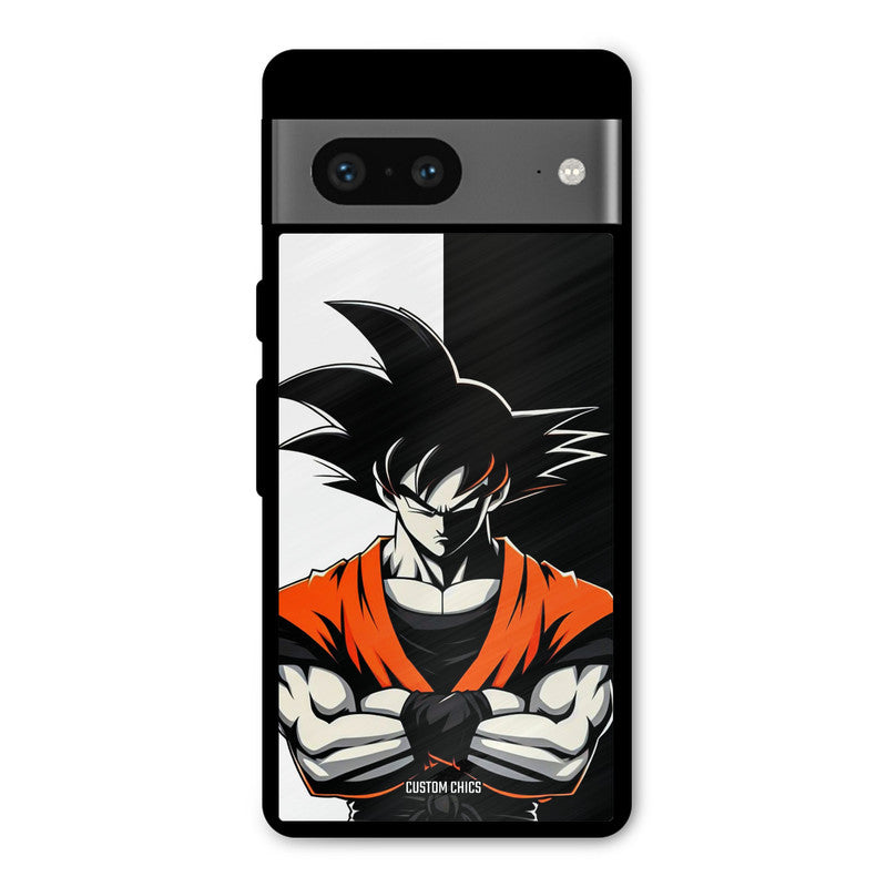 Goku Rage Google Pixel 7 Mobile Back Cover - Anime PrintShield Case