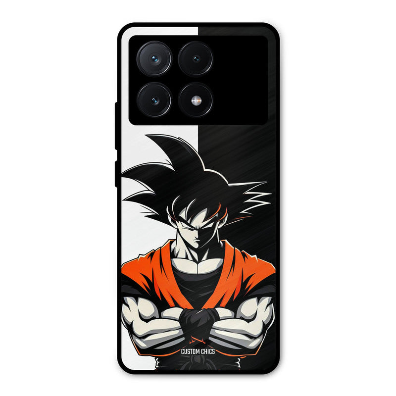Goku Rage Poco X6 Pro Mobile Back Cover - Anime PrintShield Case