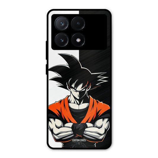 Goku Rage Poco X6 Pro Mobile Back Cover - Anime PrintShield Case