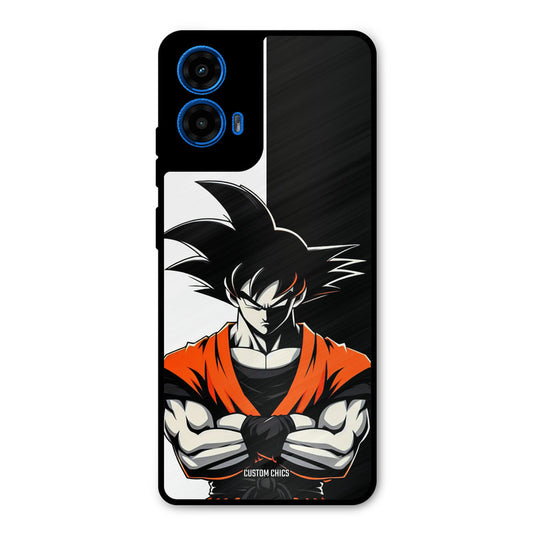 Goku Rage Moto G45 Mobile Back Cover - Anime PrintShield Case