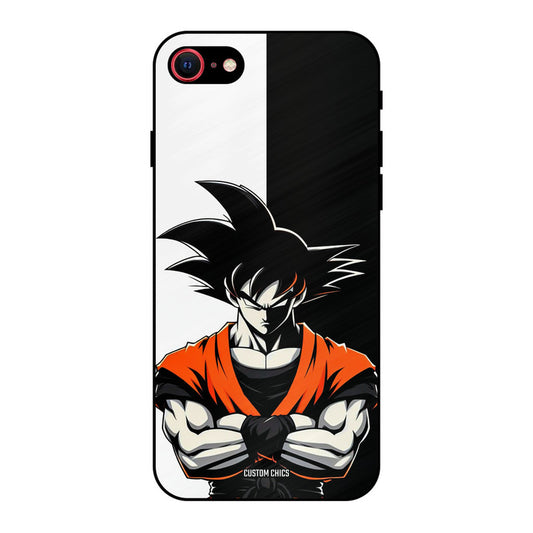 Goku Rage iPhone SE 2020 Mobile Back Cover - Anime PrintShield Case