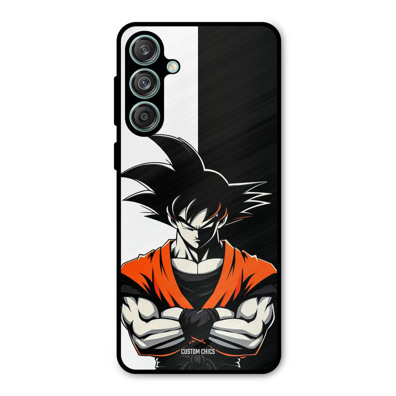 Goku Rage Samsung Galaxy M55 5G Mobile Back Cover - Anime PrintShield Case