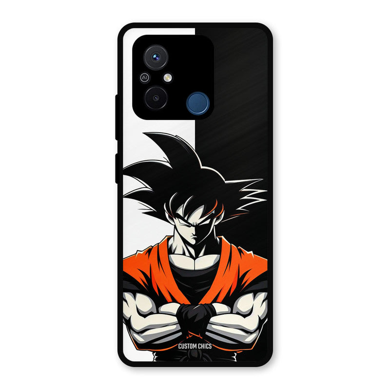 Goku Rage Redmi 12c Mobile Back Cover - Anime PrintShield Case