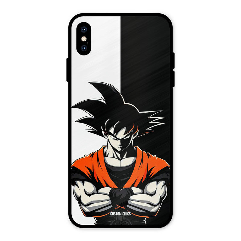 Goku Rage iPhone XS Max Mobile Back Cover - Anime PrintShield Case