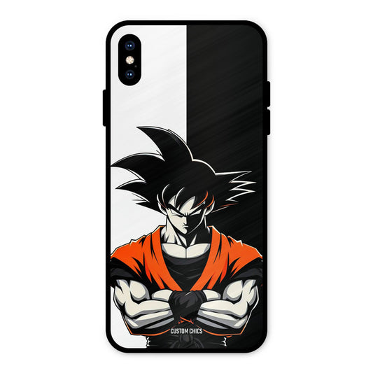 Goku Rage iPhone XS Max Mobile Back Cover - Anime PrintShield Case