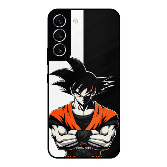 Goku Rage Samsung Galaxy S22 Mobile Back Cover - Anime PrintShield Case