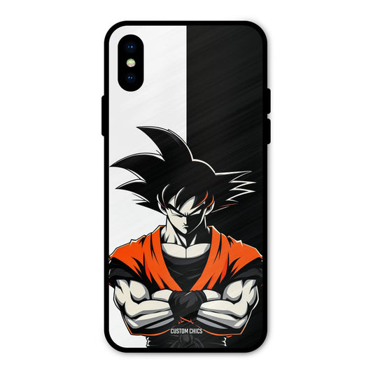 Goku Rage iPhone X Mobile Back Cover - Anime PrintShield Case