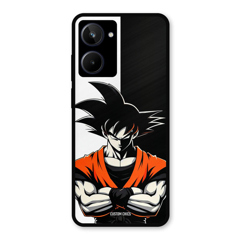 Goku Rage Realme 10 Mobile Back Cover - Anime PrintShield Case