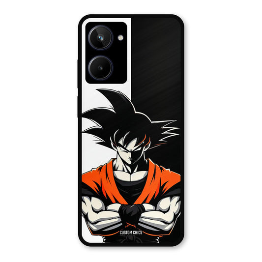 Goku Rage Realme 10 Mobile Back Cover - Anime PrintShield Case