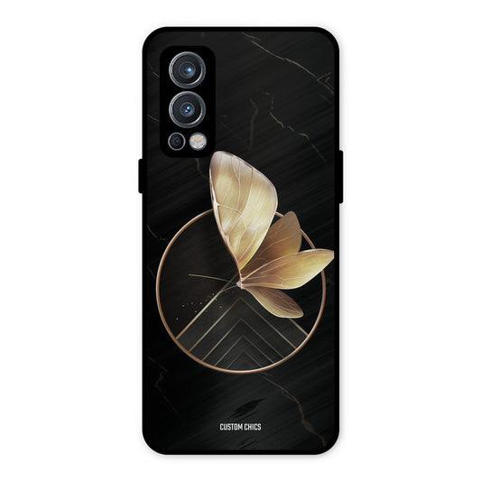 Gold Shape OnePlus Nord 2 5G Mobile Back Cover - Aesthetic PrintShield Case