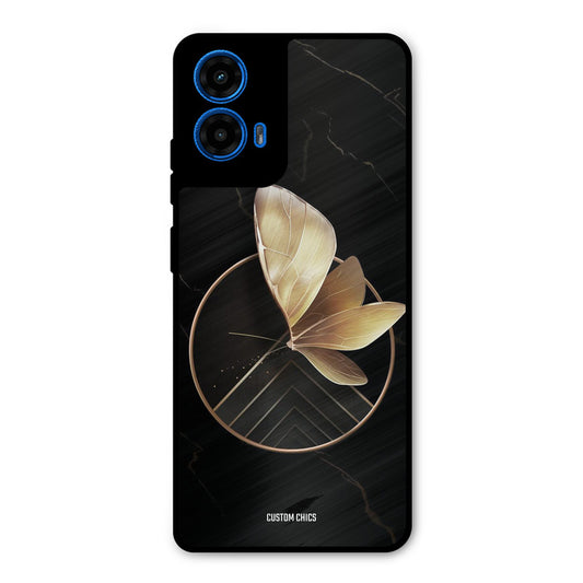 Gold Shape Moto G45 Mobile Back Cover - Aesthetic PrintShield Case