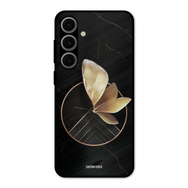 Gold Shape Samsung Galaxy S24 FE Mobile Back Cover - Aesthetic PrintShield Case