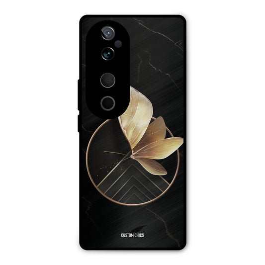 Gold Shape Vivo V40 Pro Mobile Back Cover - Aesthetic PrintShield Case