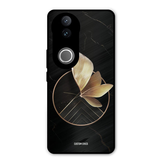 Gold Shape Vivo V50 Mobile Back Cover - Aesthetic PrintShield Case