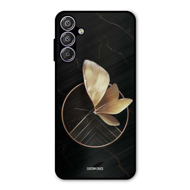 Gold Shape Samsung Galaxy F15 Mobile Back Cover - Aesthetic PrintShield Case