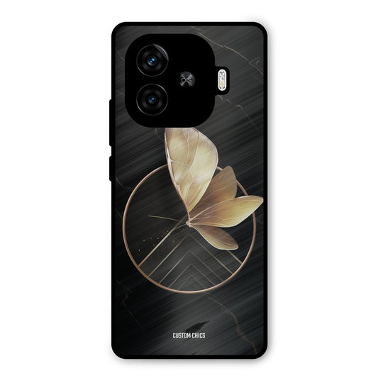 Gold Shape iQoo Z9 Turbo Mobile Back Cover - Aesthetic PrintShield Case