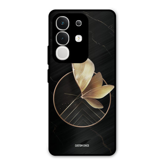 Gold Shape Vivo T4x Mobile Back Cover - Aesthetic PrintShield Case