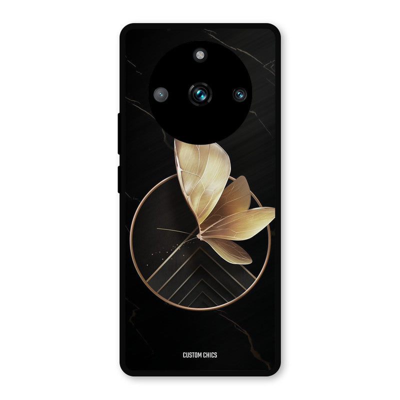 Gold Shape Realme 11 Pro Plus Mobile Back Cover - Aesthetic PrintShield Case