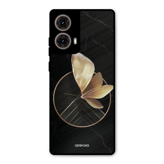 Gold Shape Moto G85 Mobile Back Cover - Aesthetic PrintShield Case