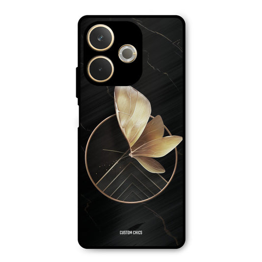 Gold Shape Oppo A5 Pro Mobile Back Cover - Aesthetic PrintShield Case