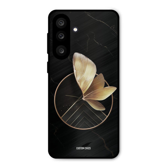 Gold Shape Samsung Galaxy M56 Mobile Back Cover - Aesthetic PrintShield Case