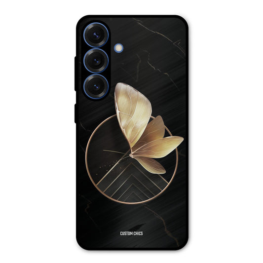 Gold Shape Samsung Galaxy S25 Mobile Back Cover - Aesthetic PrintShield Case