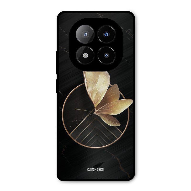 Gold Shape Redmi Note 14 Pro Plus 5G Mobile Back Cover - Aesthetic PrintShield Case