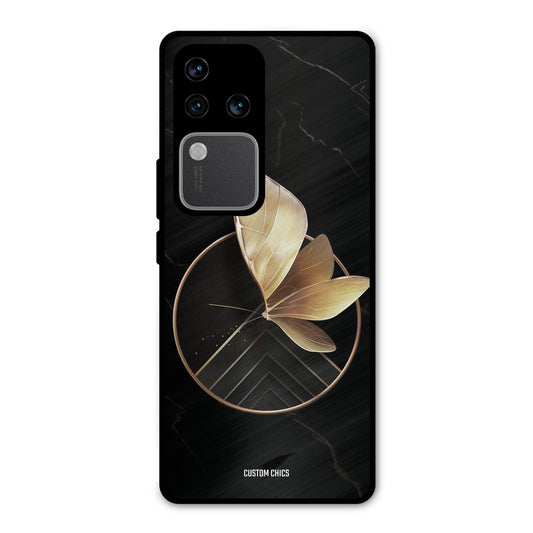 Gold Shape Vivo V30 Pro Mobile Back Cover - Aesthetic PrintShield Case