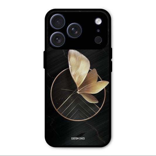 Gold Shape iPhone 17 Pro Mobile Back Cover - Aesthetic PrintShield Case