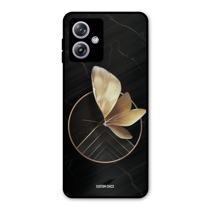 Gold Shape Moto G54 Mobile Back Cover - Aesthetic PrintShield Case