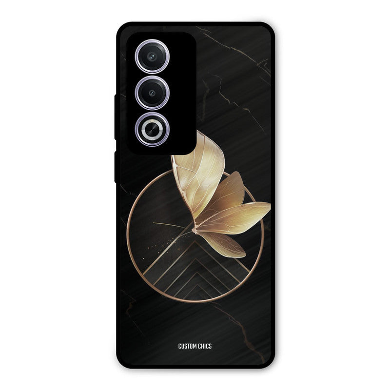 Gold Shape Oppo K12x Mobile Back Cover - Aesthetic PrintShield Case