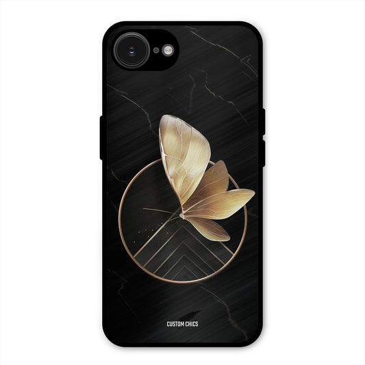 Gold Shape iPhone 16e Mobile Back Cover - Aesthetic PrintShield Case