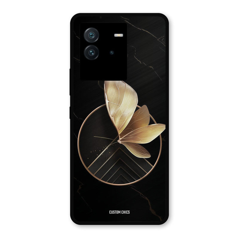 Gold Shape iQoo Neo 6 Mobile Back Cover - Aesthetic PrintShield Case