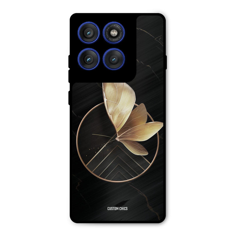 Gold Shape Motorola Edge 60 Pro Mobile Back Cover - Aesthetic PrintShield Case