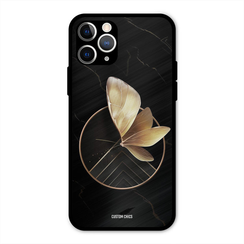Gold Shape IPhone 11 Pro Max Mobile Back Cover - Aesthetic PrintShield Case