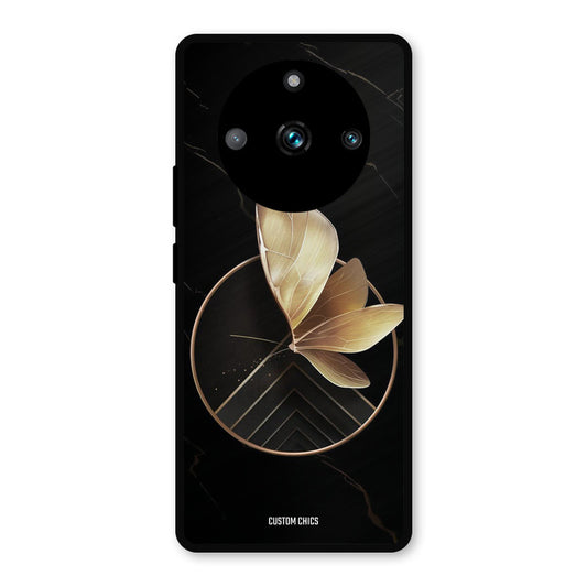 Gold Shape Realme 11 Pro Mobile Back Cover - Aesthetic PrintShield Case