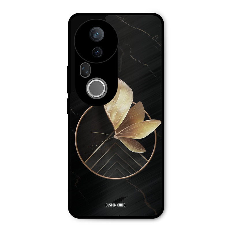Gold Shape Vivo T4 Ultra Mobile Back Cover - Aesthetic PrintShield Case