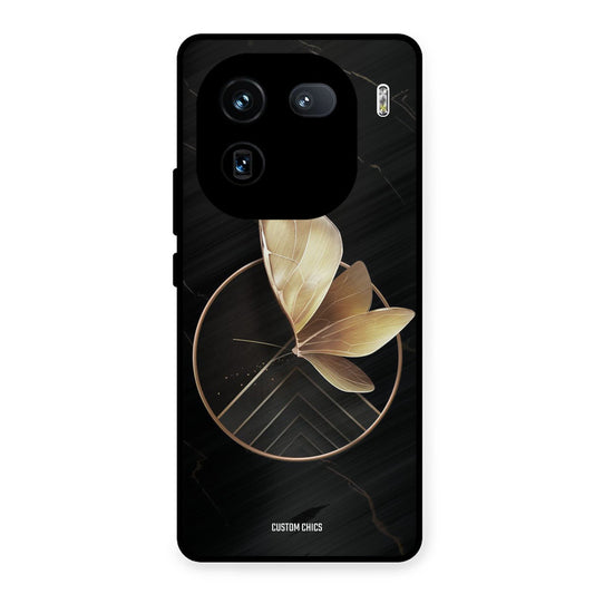 Gold Shape iQOO 12 Mobile Back Cover - Aesthetic PrintShield Case