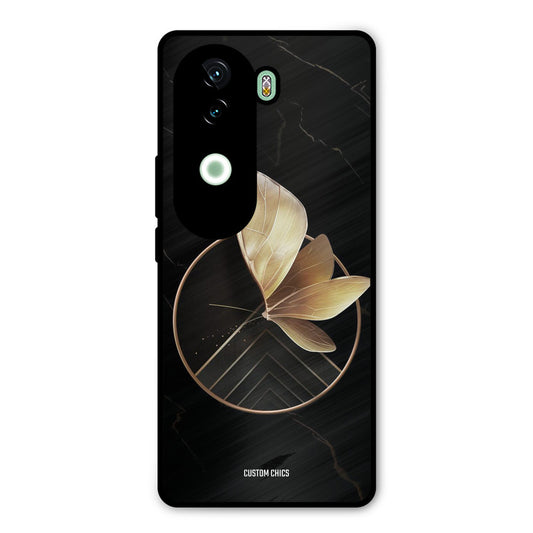 Gold Shape Vivo V40e Mobile Back Cover - Aesthetic PrintShield Case
