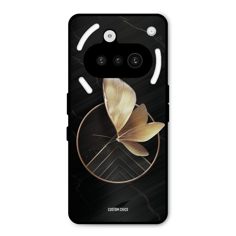 Gold Shape Nothing Phone 3A Mobile Back Cover - Aesthetic PrintShield Case