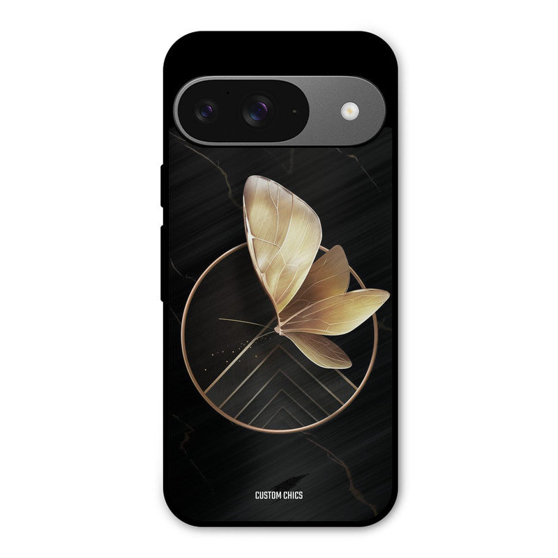 Gold Shape Google Pixel 9 Mobile Back Cover - Aesthetic PrintShield Case