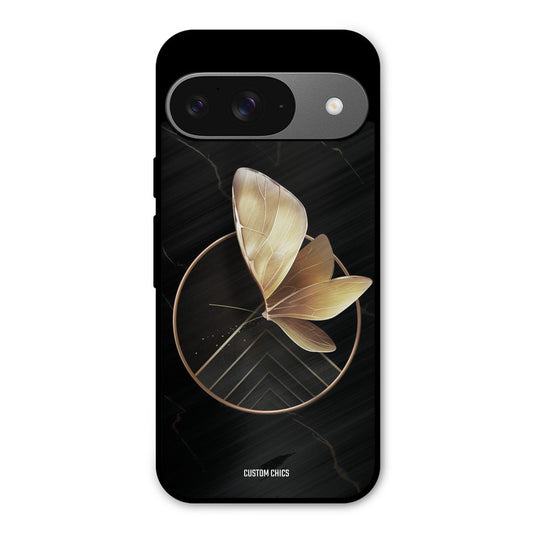 Gold Shape Google Pixel 9 Mobile Back Cover - Aesthetic PrintShield Case