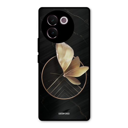 Gold Shape Vivo V30e Mobile Back Cover - Aesthetic PrintShield Case