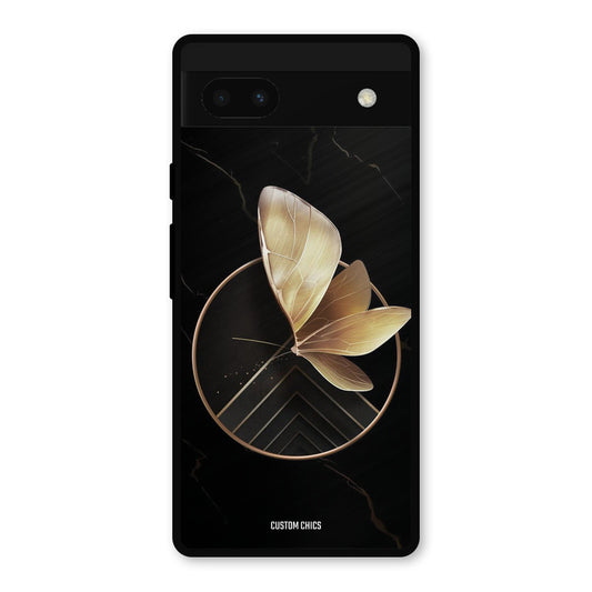 Gold Shape Google Pixel 6a Mobile Back Cover - Aesthetic PrintShield Case