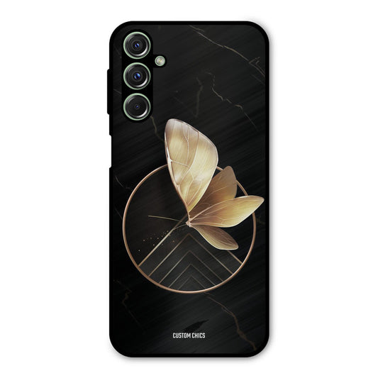 Gold Shape Samsung Galaxy M34 Mobile Back Cover - Aesthetic PrintShield Case