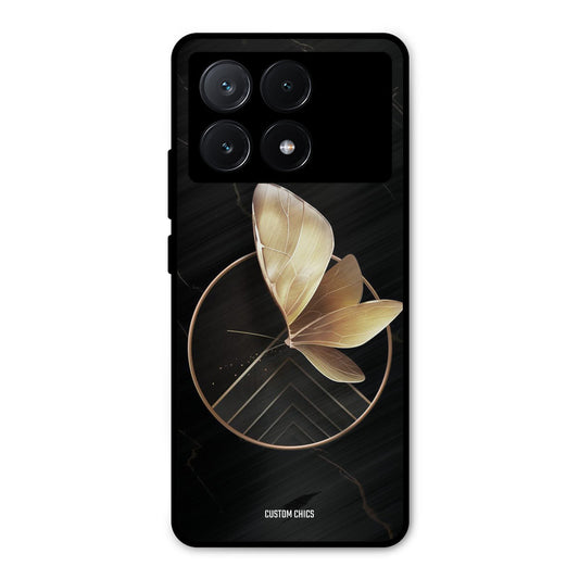 Gold Shape Poco X6 Pro Mobile Back Cover - Aesthetic PrintShield Case