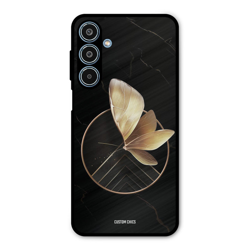 Gold Shape Samsung Galaxy M35 5G Mobile Back Cover - Aesthetic PrintShield Case
