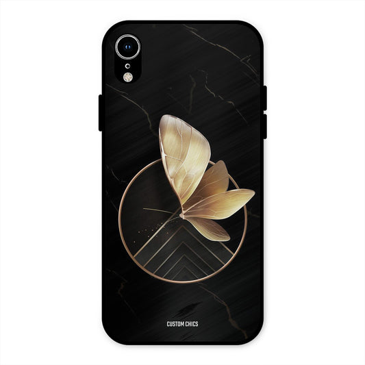 Gold Shape iPhone XR Mobile Back Cover - Aesthetic PrintShield Case