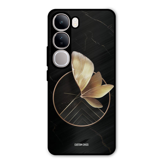 Gold Shape Vivo Y300 Mobile Back Cover - Aesthetic PrintShield Case