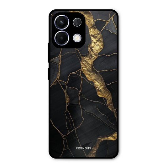 Golden Black Stone Oppo K13 5G Mobile Back Cover - Aesthetic PrintShield Case